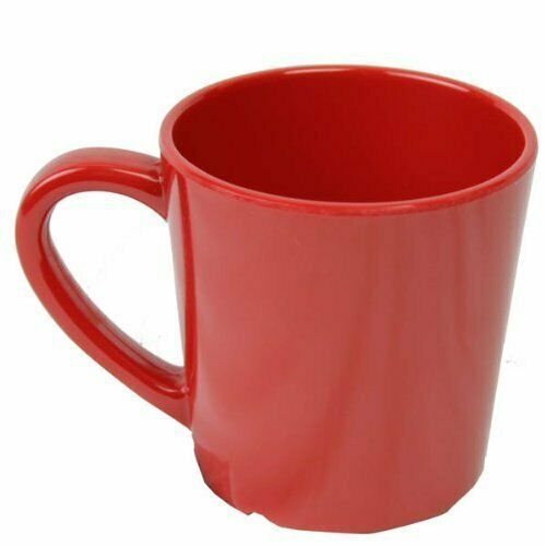 Yanco Ms-9018rd Mile Stone Coffee/tea Mug/cup 7 Oz Capacity 3" Height 3" Diam...