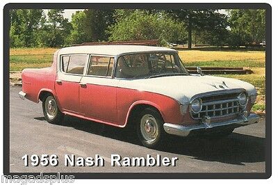 1956 Nash Rambler  Auto Refrigerator / Tool Box  Magnet Man Cave Item