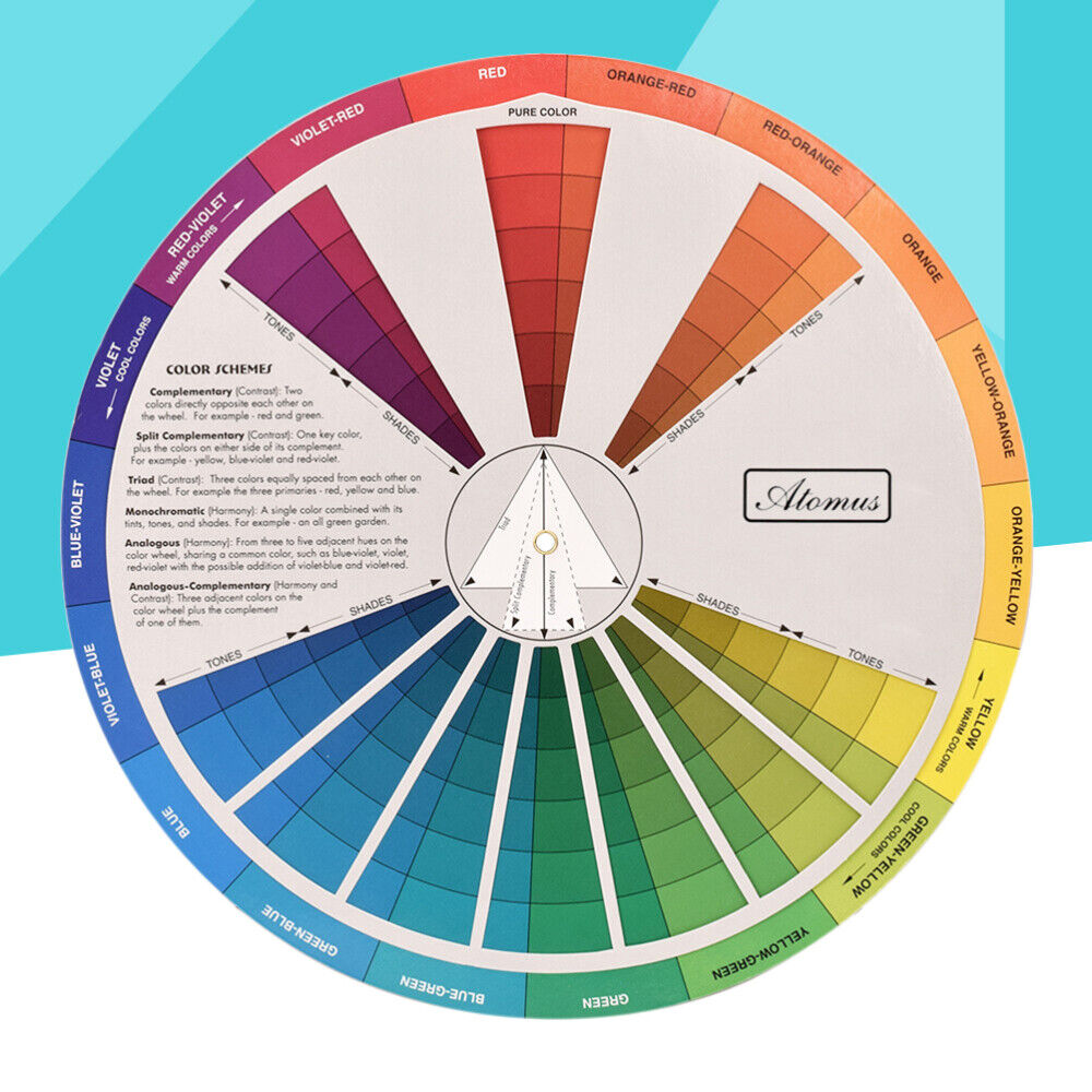 1pcs Rgb Wheel Artist Color Wheel Basic Color Wheel