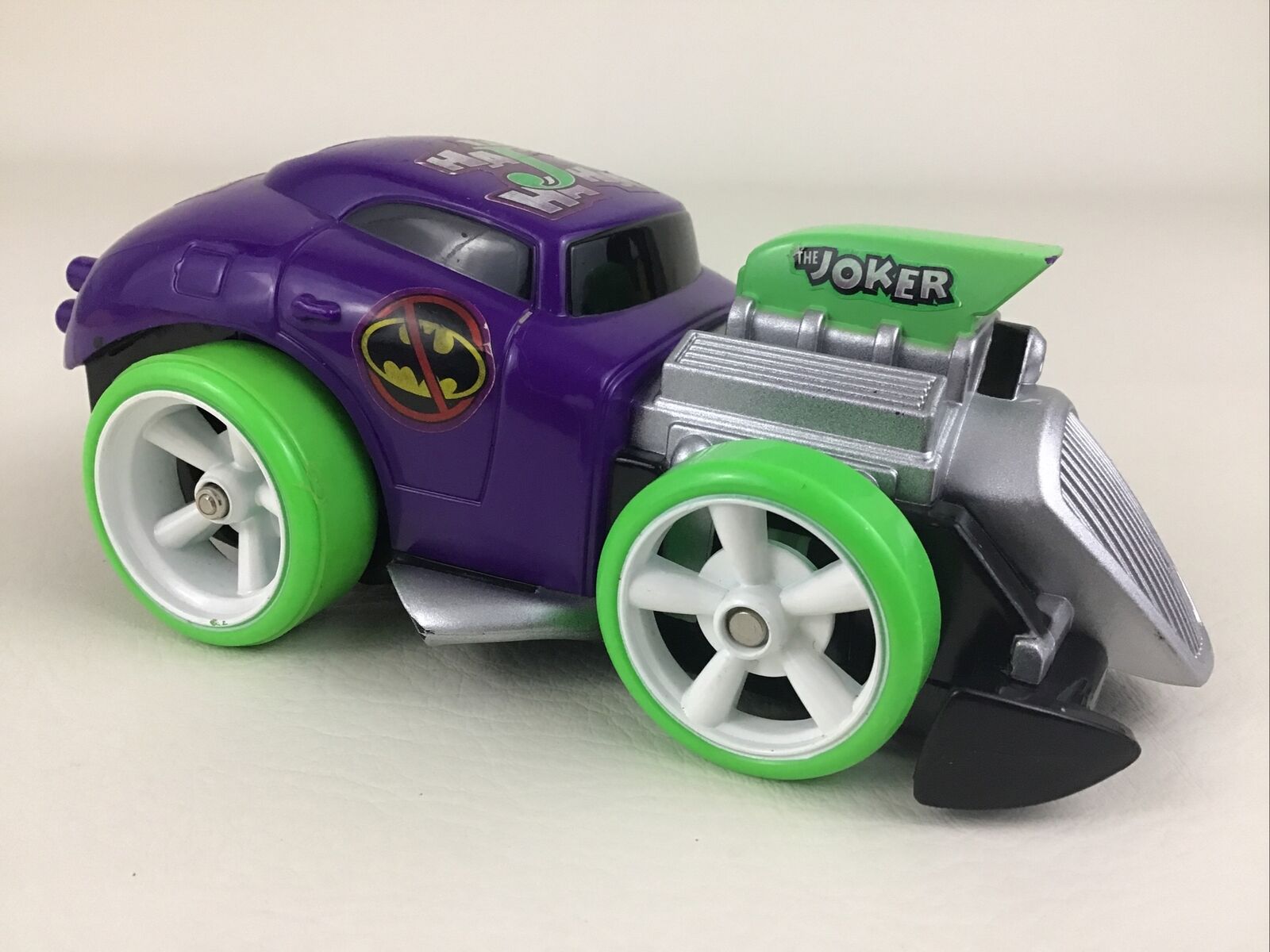 DC Super Friends The Joker Shake & Go Car Vehicle Hot Rod Purple 2007 Mattel Toy