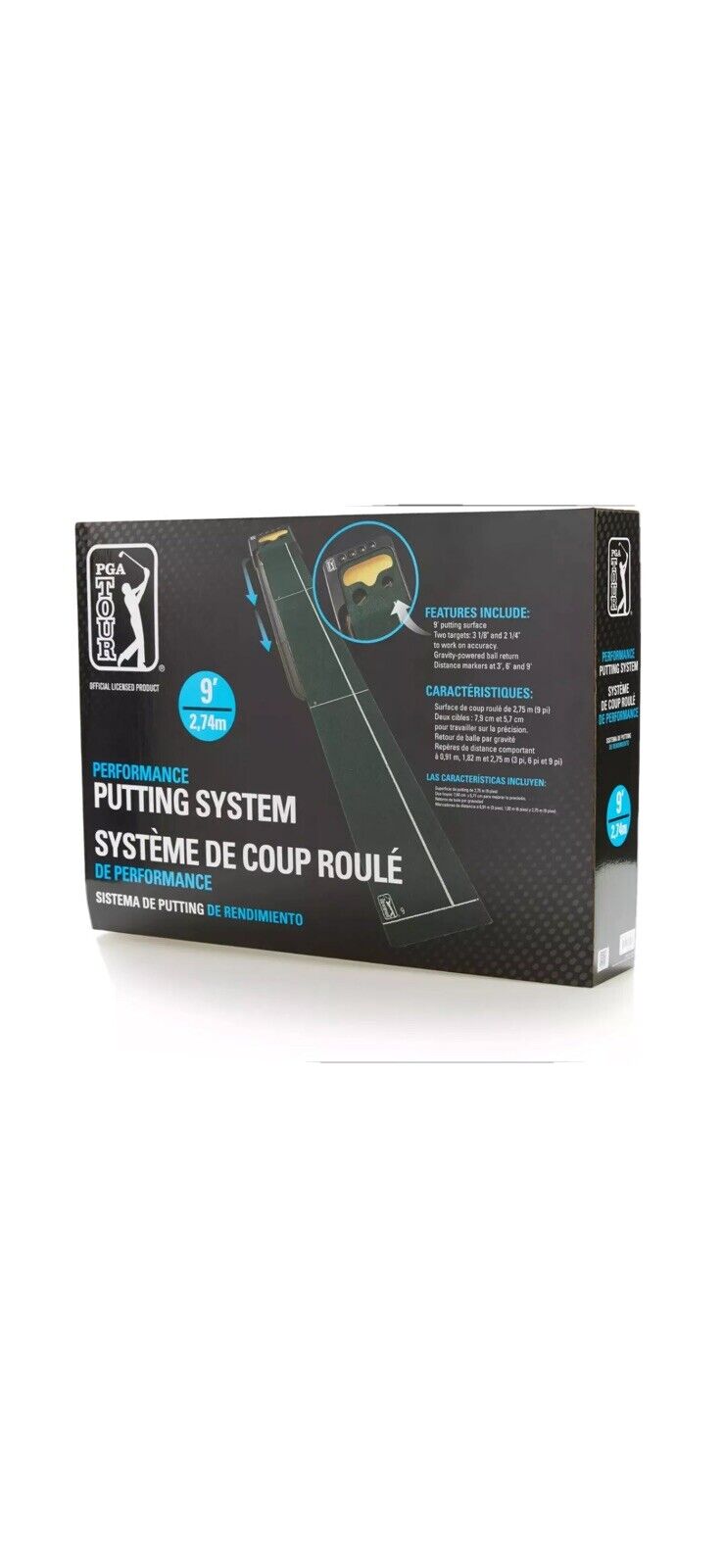PGA Tour Golf Automatic Performance Putting System 9 Feet