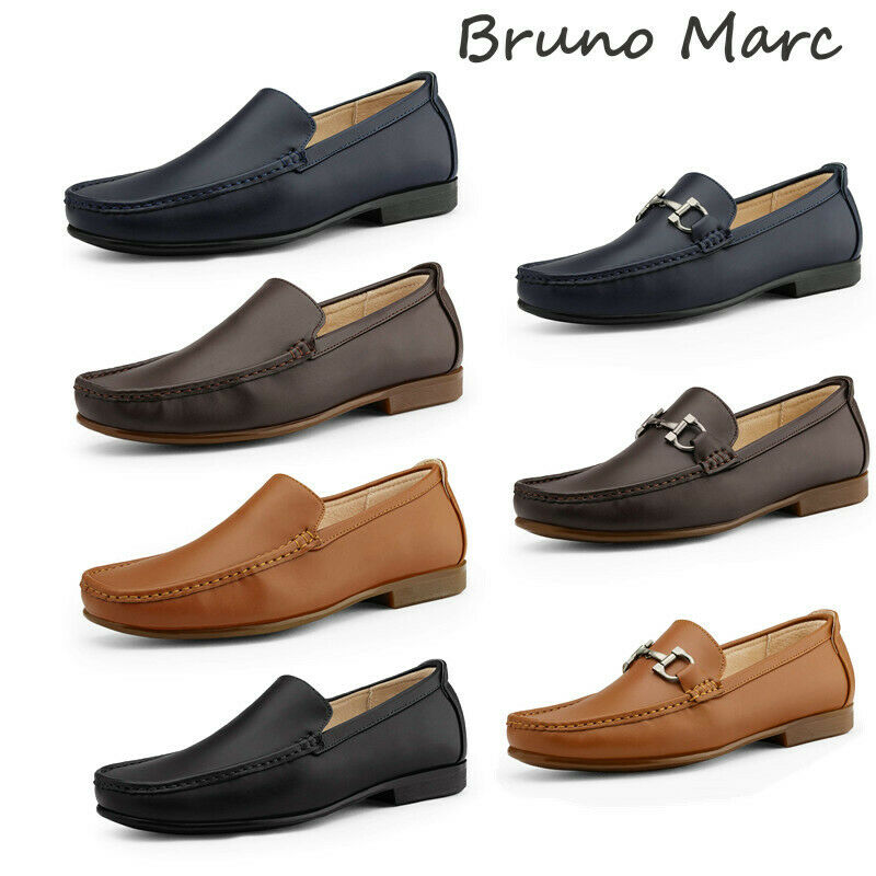Bruno Marc Men's Penny Slip On Loafers Moccasin Casual Dress Shoes
