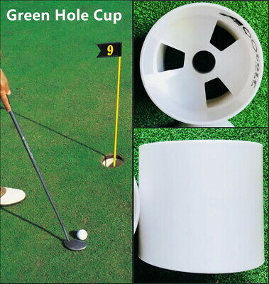 2pcs A99 Golf Green Hole Cup Plastic Practice Aids Putting Putter