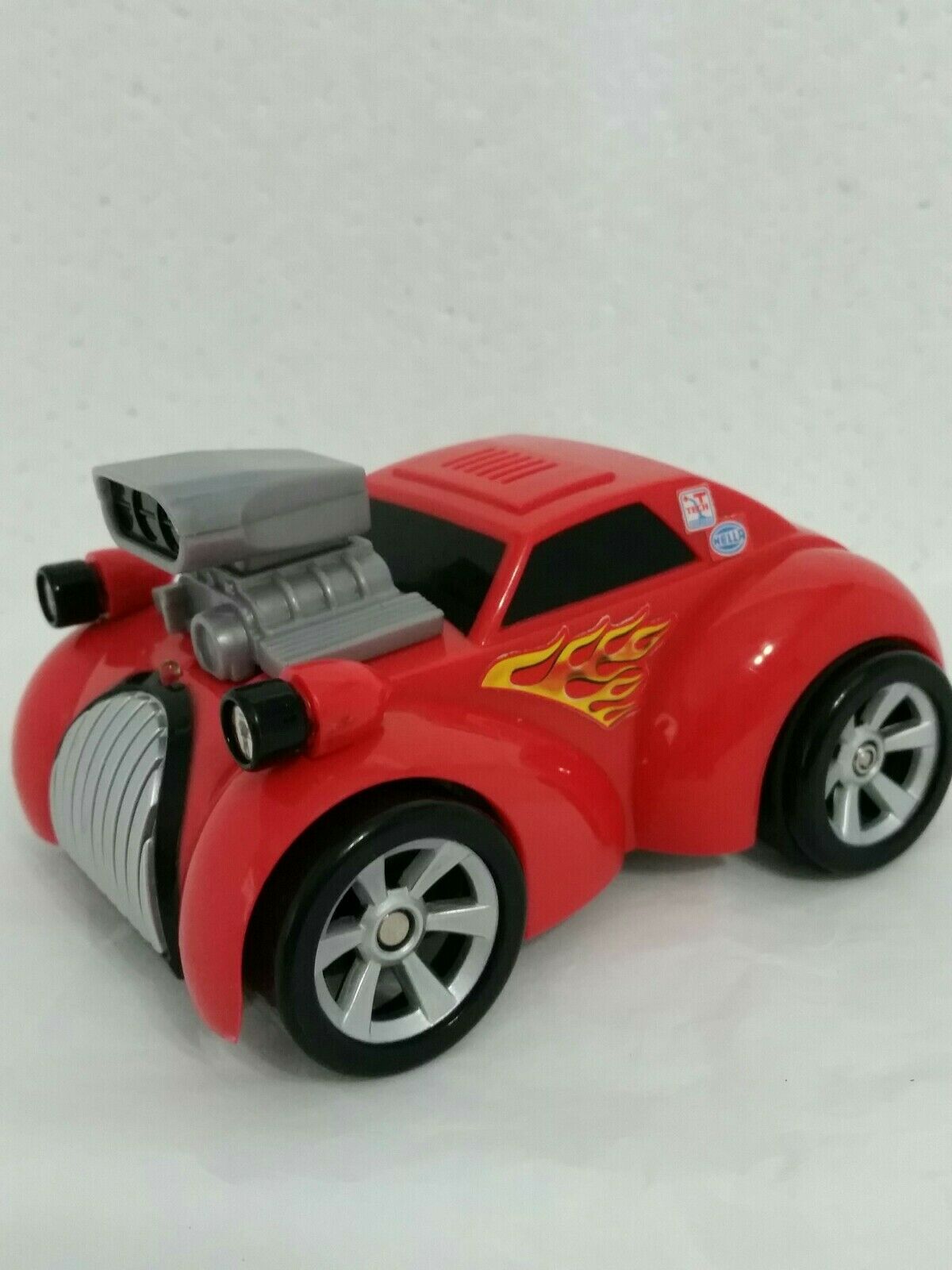 Fisher Price 2005 Shake Go Racers Hot Rod Red Car Works Batteries Included A94