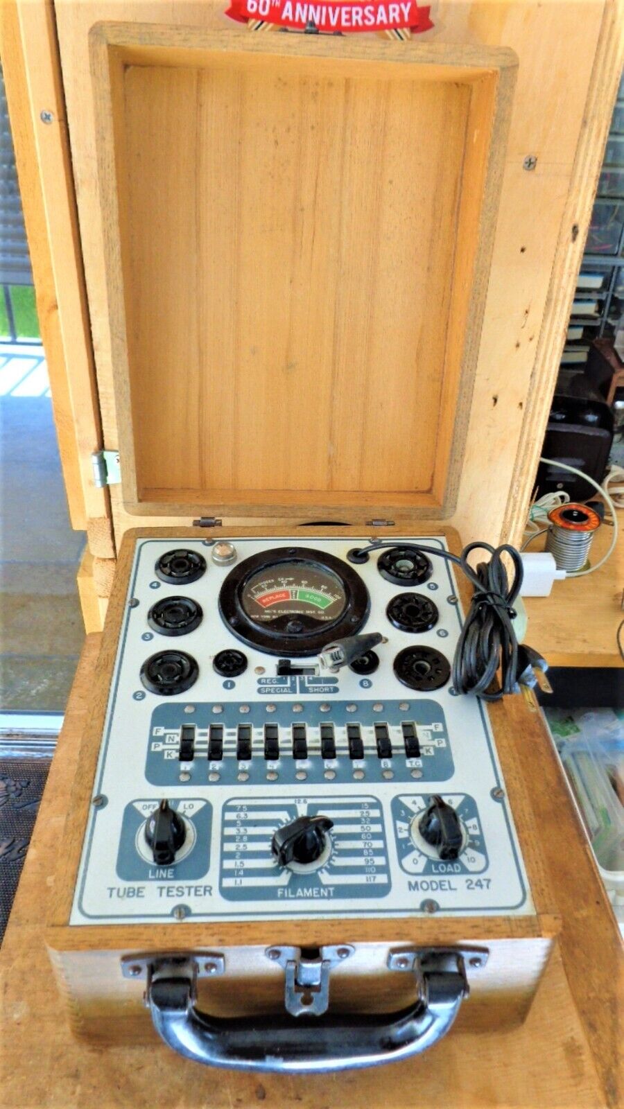 Tube Tester, Moss Electronic Dist. Co.