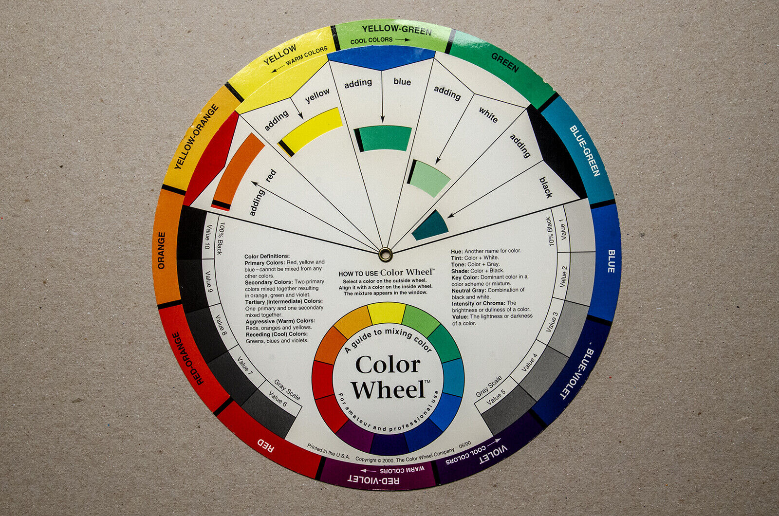 Artist And Designer Color Wheel