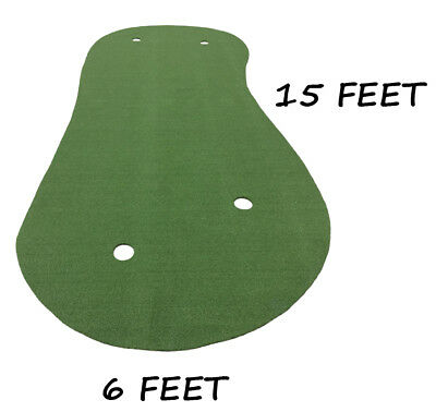 6 X 15 Syntheticturf Grass Nylon Practice Putting Golf Green Indoor Or Outdoor