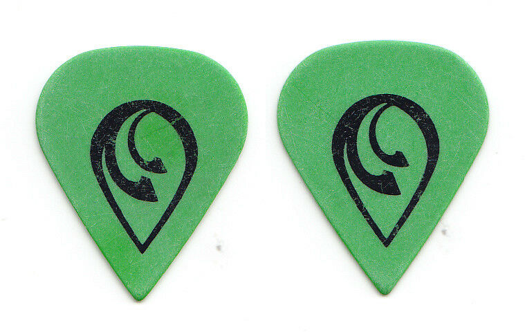 Mastodon Bill Keliher Green Sharp Double-sided Logo Guitar Pick - 2013 Tour