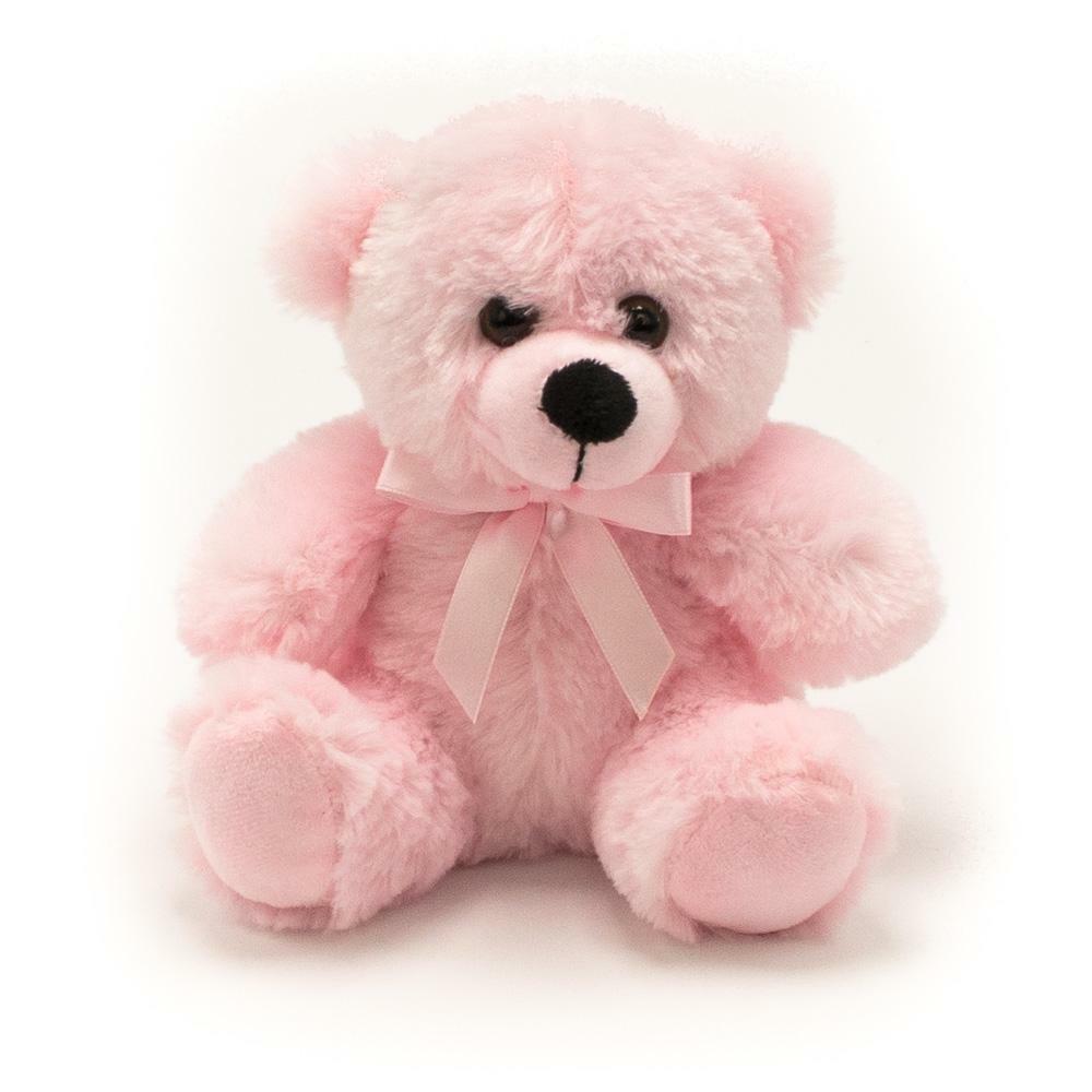 6" Baby Pink Plush Teddy Bear Stuffed Animal Toy Gift New