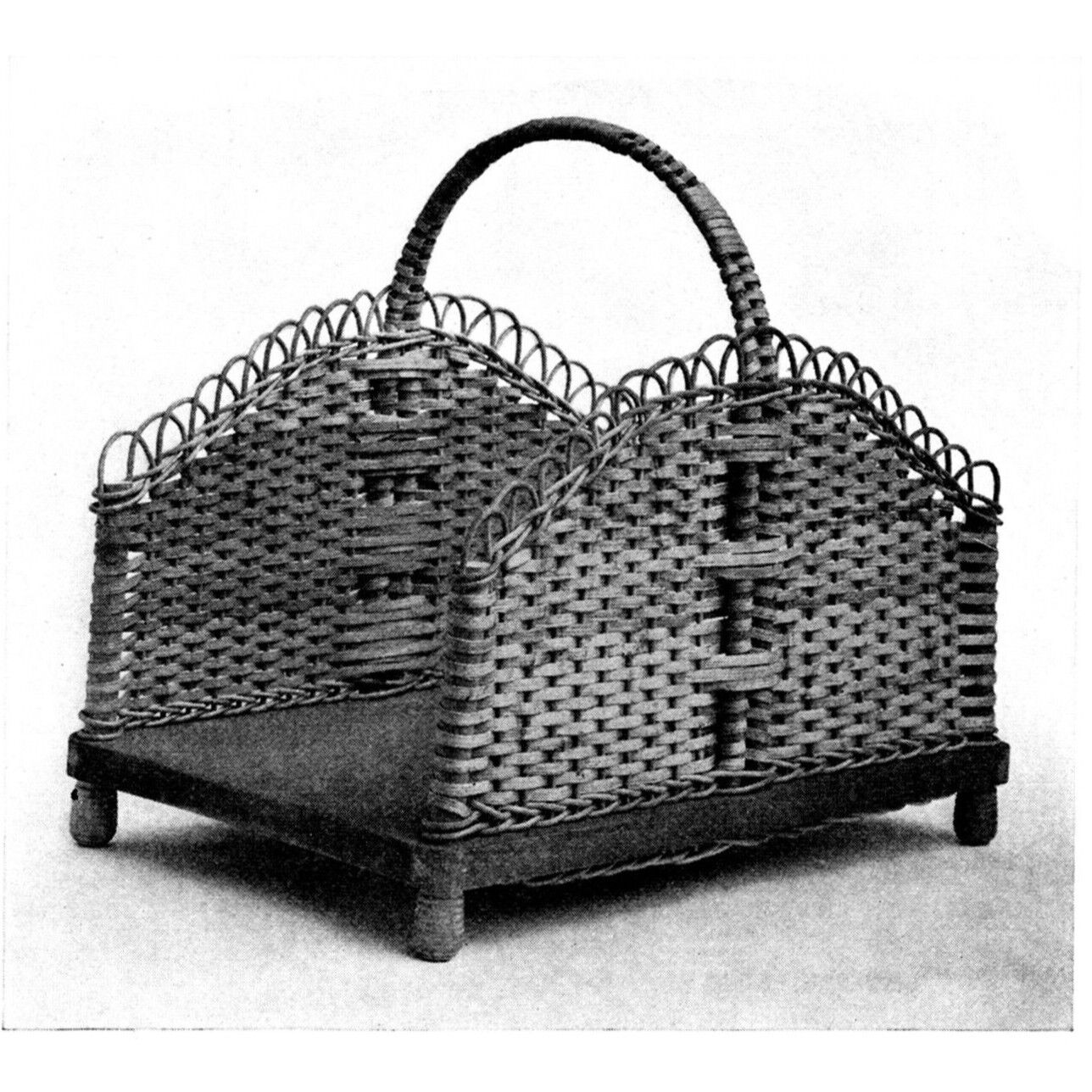 Vintage Reed Wood Basket Guide C. 1930 - Guide Only